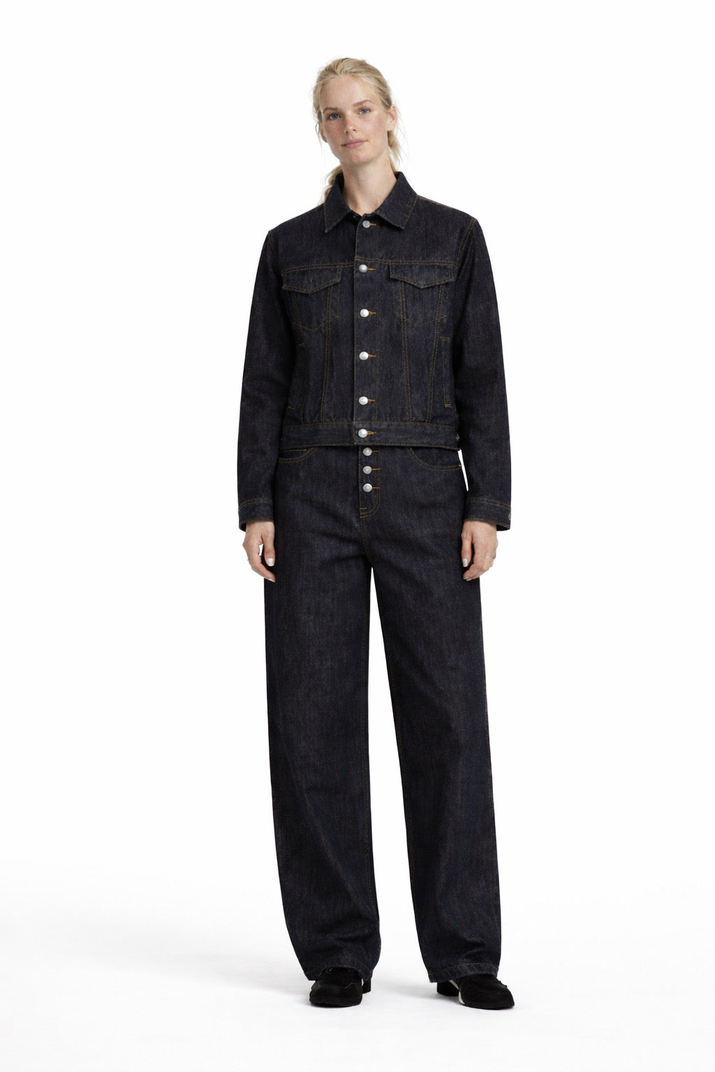 Origin Women’s Raw Denim Set (Raw Black)