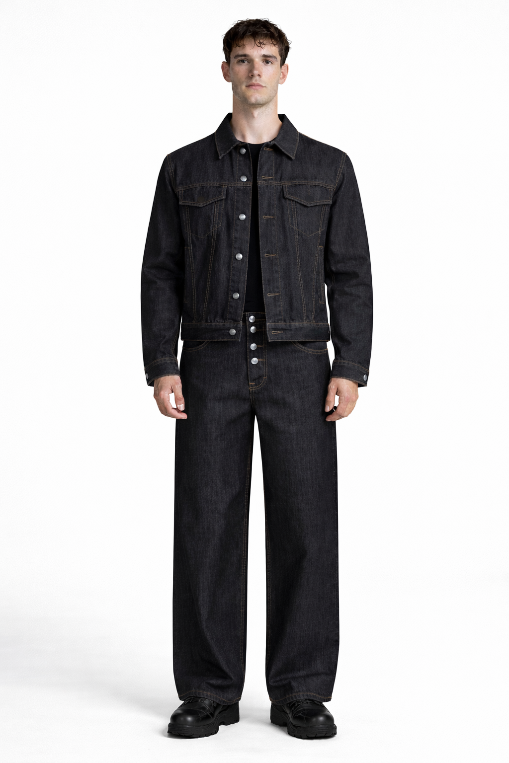 Origin Men’s Raw Denim Set (Raw Black)