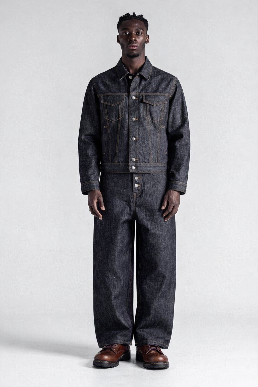 Origin Raw Denim Jacket (Raw Indigo)