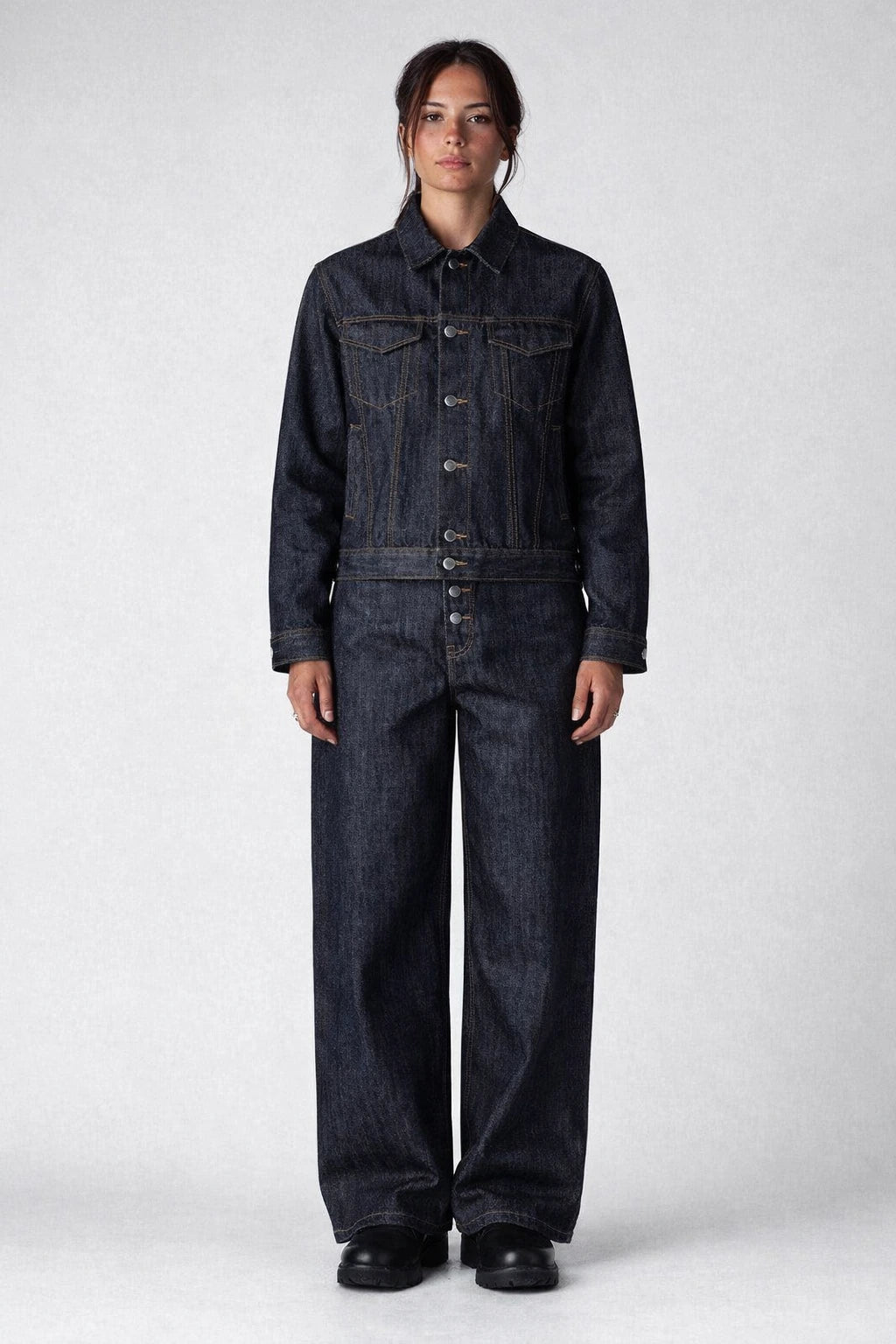 Origin Raw Denim Jacket (Raw Indigo)