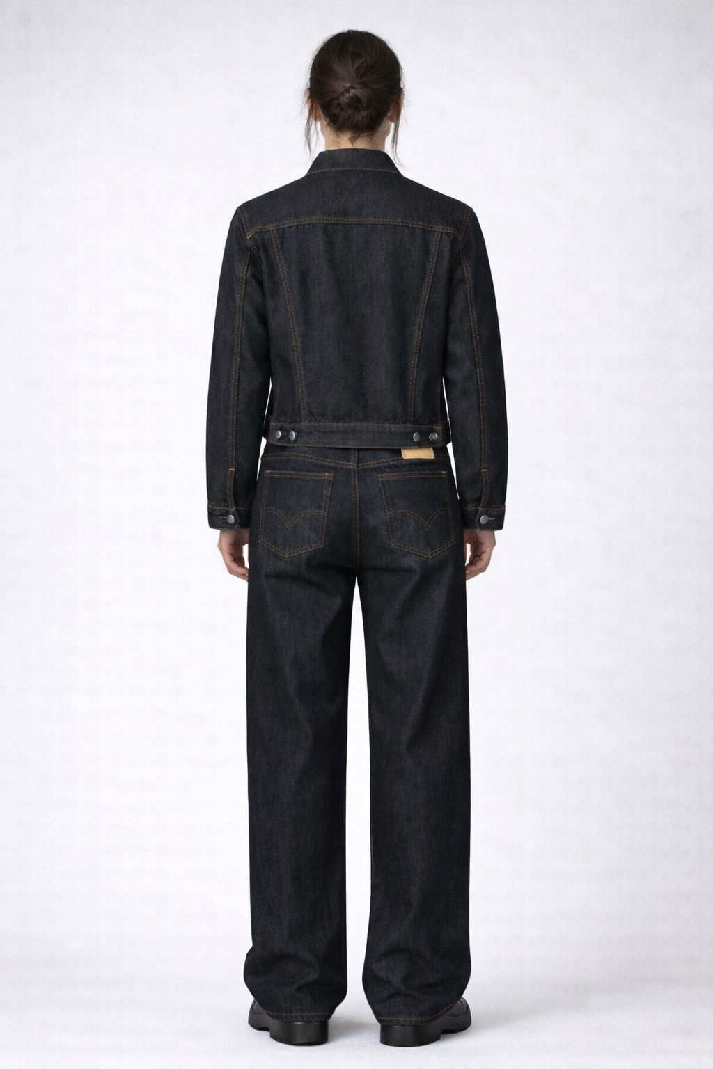 Origin Raw Denim Jeans (Raw Black)