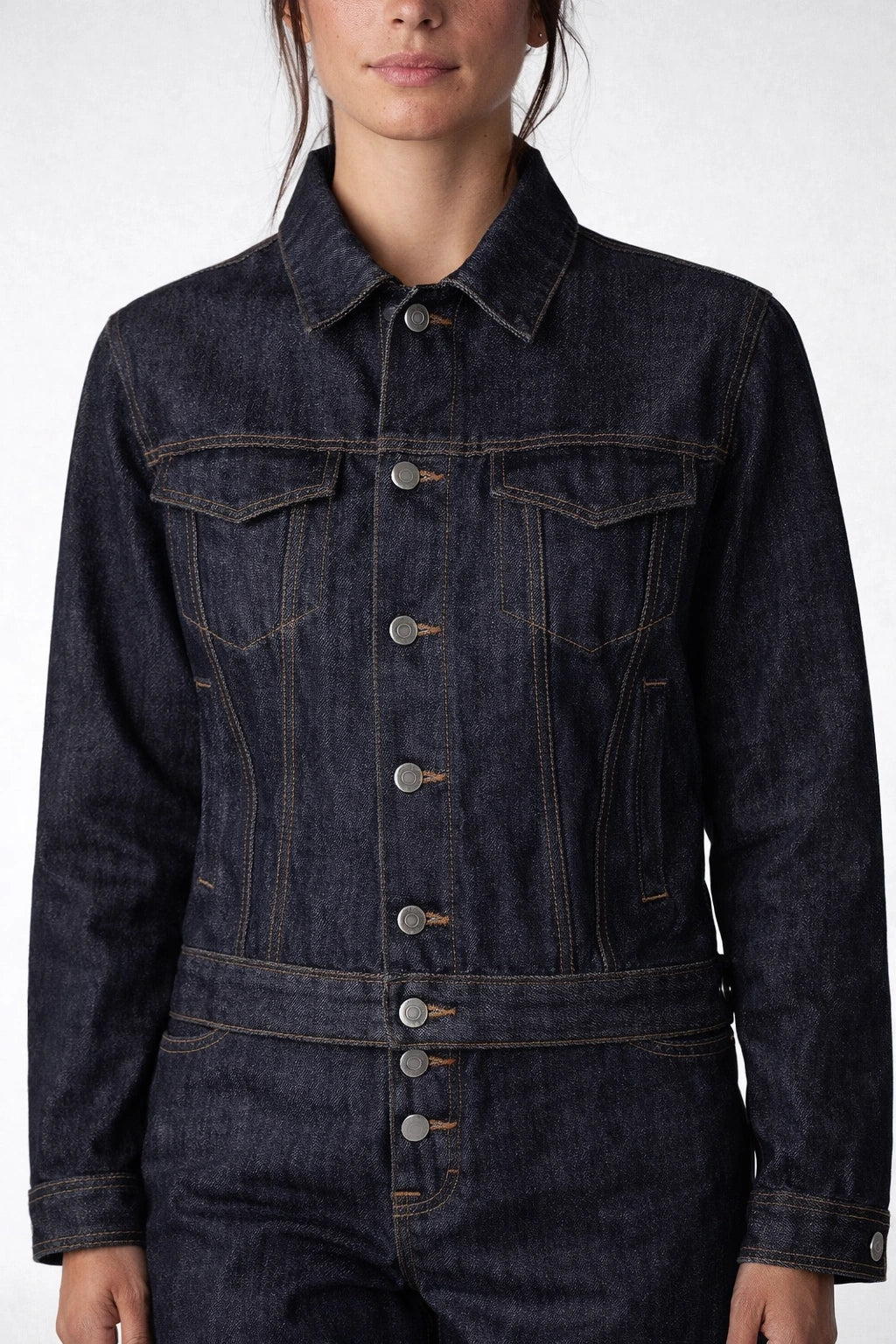 Origin Raw Denim Jacket (Raw Indigo)