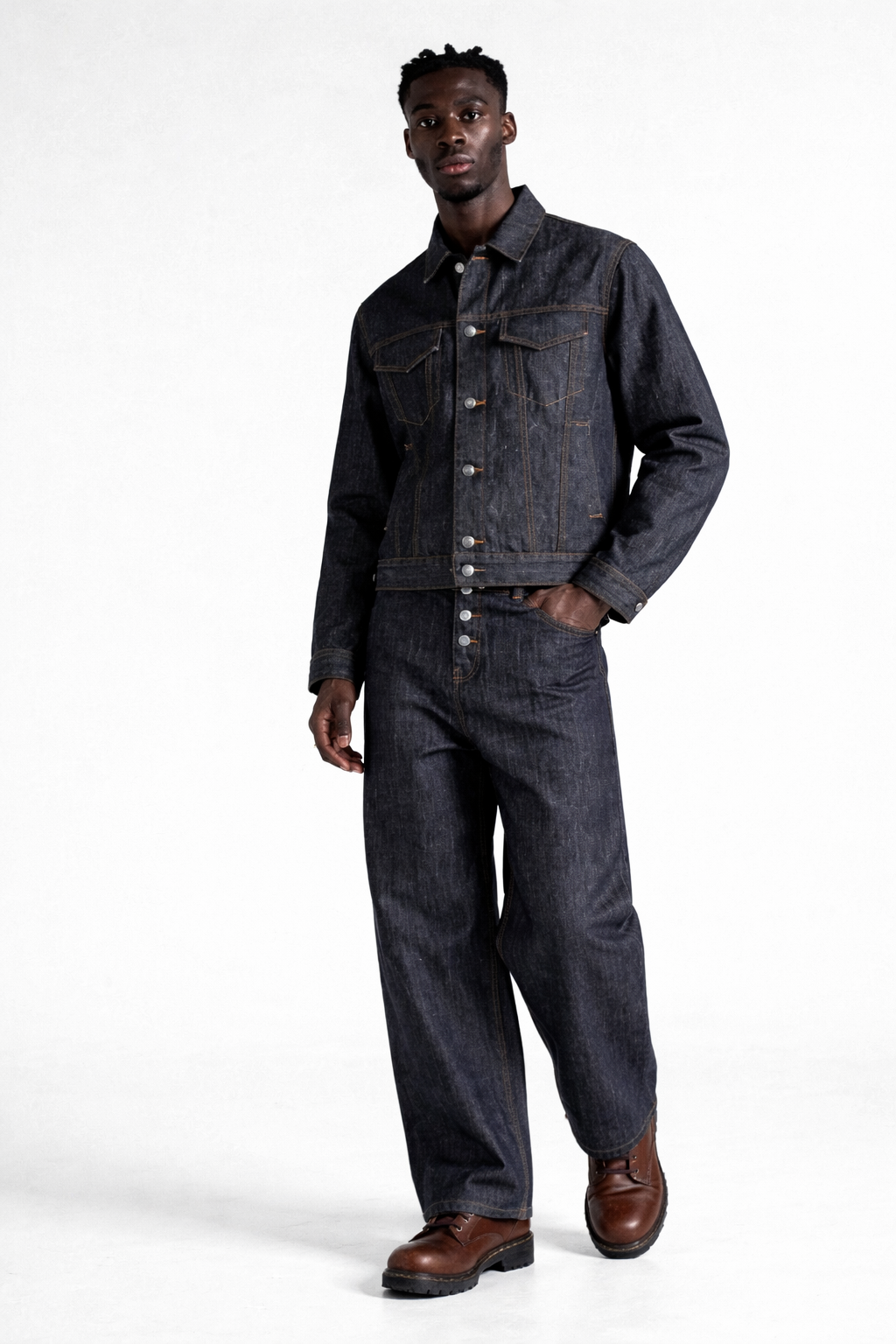 Origin Raw Denim Jeans (Raw Indigo)