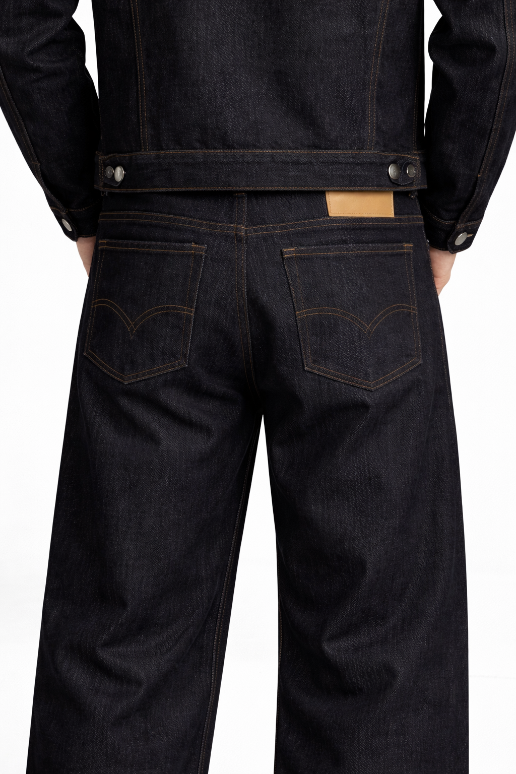 Origin Raw Denim Jeans (Raw Black)