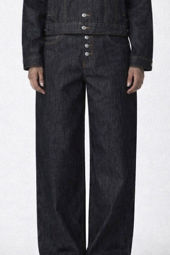 Origin Raw Denim Jeans (Raw Black)